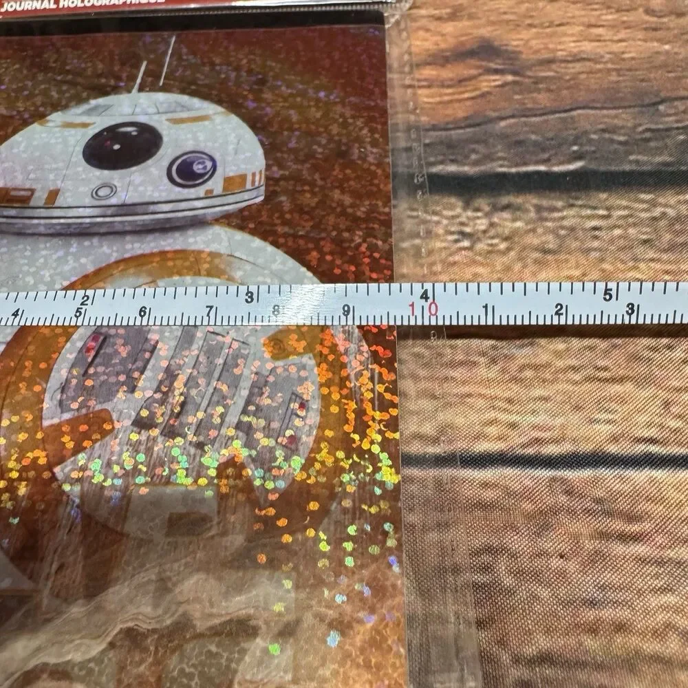 Star Wars BB-8 Holographic Journal Notebook 60 Sheets Tri-Coastal Disney NEW